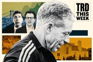 OpenAI's Sam Altman and Anthropic's Dario Amodei; Ken Mattson (center); 3501 Jackson Street and Presidio Terrace home (Getty, Google Maps)