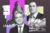 Jeffrey Soffer, Michael Stern and a rendering of the Mercedes-Benz Miami condo project