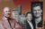 Breitling CEO Georges Kern, Empira Group’s Lahcen Knapp and Partners Group’s Alfred Gantner with renderings of B Residences