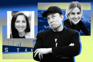 Keller Williams’ Adriana Garcia with Starbase; Elon Musk; Douglas Elliman’s Emily Waldmann with Barton Creek Country Club