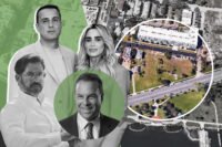 Isaac and Liat Toledano, Jeff Greene and David Martin with 2085 North Flagler Drive in West Palm Beach