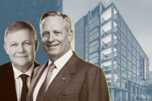 Hillwood's Ross Perot, Jr. and Scotiabank’s Scott Thomson with Victory Commons One