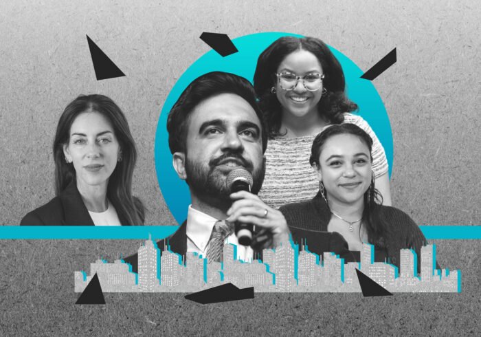 From left: former RGB member Christina Smyth, Mayor Zohran Mamdani, RGB chair Chantella Mitchell and HJ4All's Sumathy Kumar