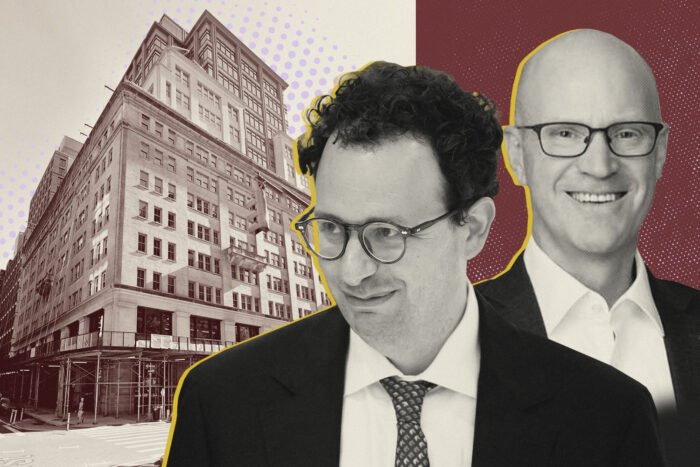 Anthropic's Dario Amodei and AEW Capital Management's Jon Martin with 330 Hudson Street