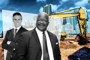 Deerfield Beach Mayor Todd Drosky and West Palm Beach Mayor Keith James