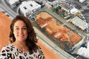 Charlotte Regional Business Alliance's Chief operating officer Tracy Dodson and 700 and 800 East Brooklyn Village Avenue