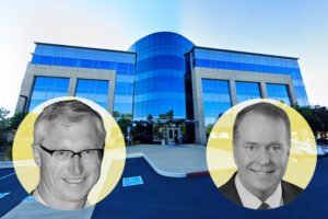 SFF Realty Partners CEO Erik Foraker and Clarion Partners CEO David Gilbert with 384 Santa Trinita Avenue