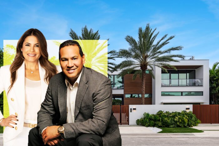 Luis Garcia and Ana Teresa Rodriguez with 790 Lake Road in Miami’s Bay Point neighborhood