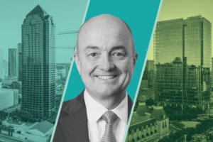 Prudential's Andrew Sullivan with the Trammell Crow Center and 23Springs