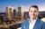 Wellpointe CEO George Kutnerian and a rendering of Viva L.A. Warner Center