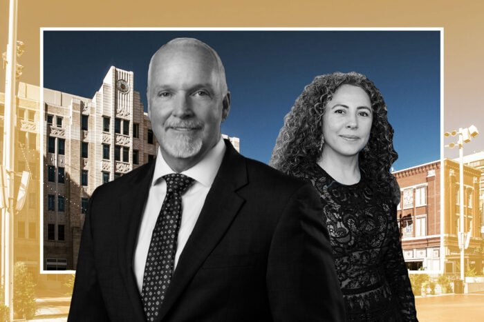 Former Fort Worth Police Chief Ed Kraus and Sasha Bass with Sundance Square
