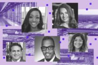 Left to right: Fort Worth City Council members Carlos Flores, Mia Hall, Chris Nettles, Elizabeth Beck, and Jeanette Martinez