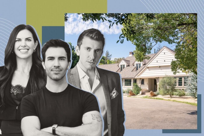 Carolwood Estates’ Marci Kays and Jonathan Mogharrabi and Christie’s International Real Estate Southern California's Daniel Milstein with 4343 Forman Avenue in Los Angeles
