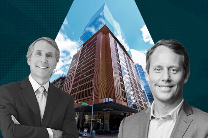 Brandywine’s Jerry Sweeney and Hines' Global Co-Head of Investment Management Alfonso Munk with 405 Colorado