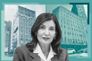 Governor Kathy Hochul with The Narragansett and Chelsea Beacon