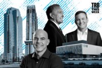 Rexford's former co-CEO Michael Frankel, Irvine Company’s Donald Bren and PwC’s Paul Grigg with 2121 Avenue of the Stars, Oceanwide Plaza and Television City