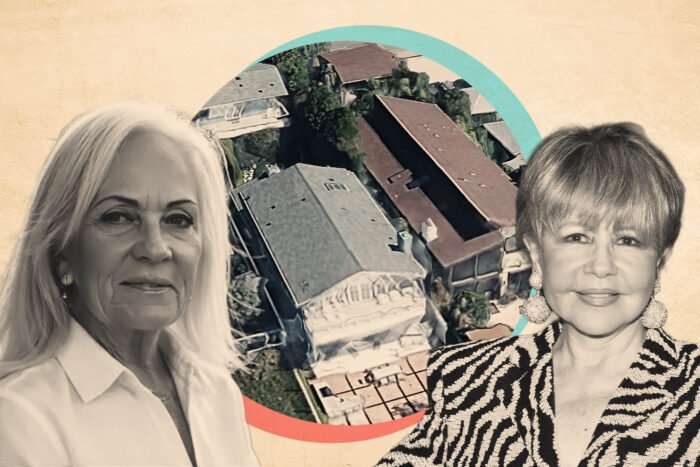Kathryn Bentzen of Coldwell Banker Realty, an aerial of 30810 Broad Beach Road in Malibu and Pia Zadora
