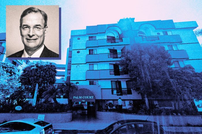 Prime Residential co-founder John Atwater with the Palm Court Apartments at 740 South Burnside Avenue