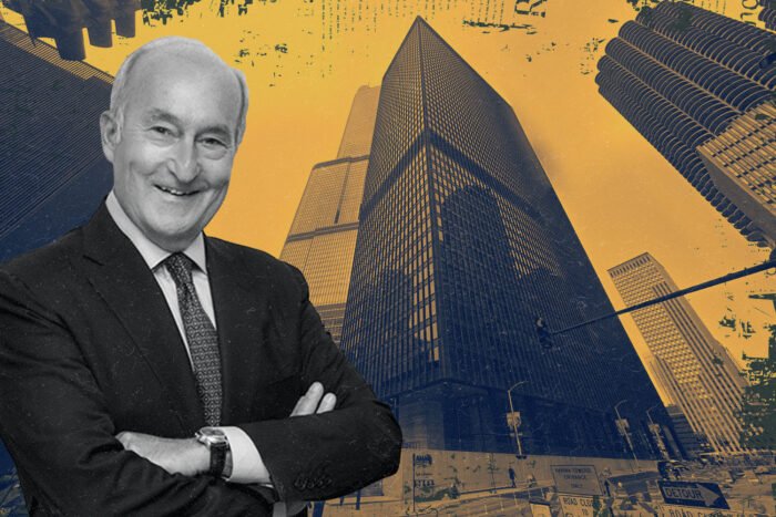 Hilco Global CEO Jeffrey Hecktman with AMA Plaza at 330 North Wabash Avenue