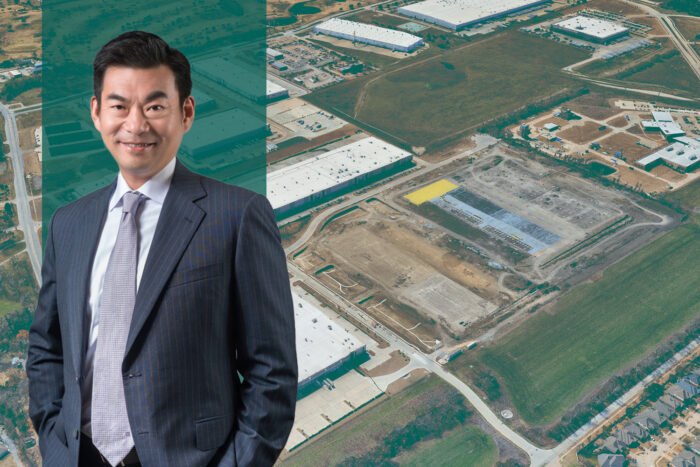 Lite-On Chairman Tom Soong with 300 and 310 Cypress Drive in the Core5 Logistics Center, McKinney