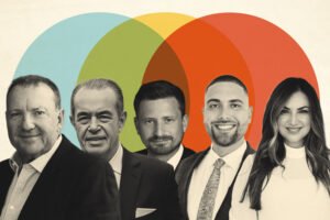 Raoul Hughes of Bridgepoint Group, Mohamed Mansour of Man Capital, Sebastian Misiewicz and Matthew Lago of Scarlett Harper, and One Sotheby’s International Realty's Shelley Figueroa