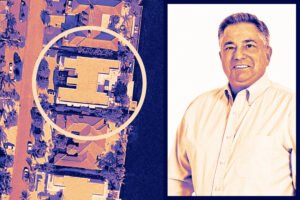 David Roberts of Royal Palm Properties with 500 East Alexander Palm Road