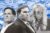 Mark Cuban, Patrick Dumont and Miriam Adelson with the intersection of the LBJ Freeway