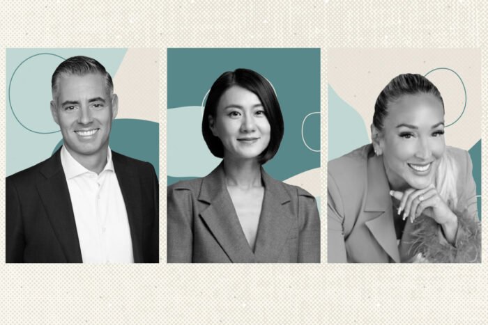 Gian Rodriguez of Kurv Industrial, Vicky Ban of Savills and Regina Sotomayor of Serhant