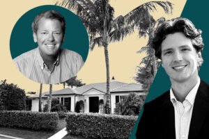 Jeff Cloninger and Ellison Dobbs of Sotheby’s International Realty with 216 Sandpiper Drive in Palm Beach