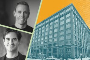 R2's Matt Garrison and Zack Cupkovic with 600 West Fulton Street