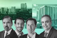 Related Group’s Jorge Pérez, Jon Paul Pérez and Nicholas Pére, Related Urban Development Group’s president Albert Milo Jr. and 3150 and 3160 Mundy Street and 3181 Douglas Road