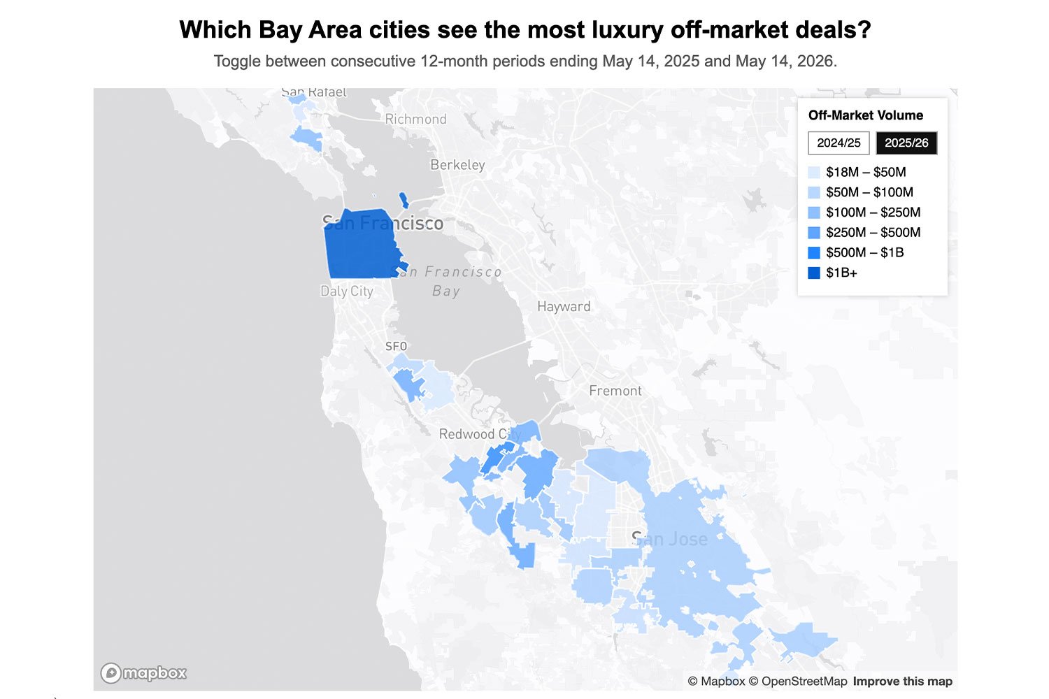San Francisco drives Bay Area off-market luxury boom