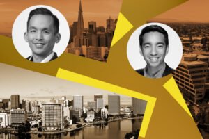 Chris Pham of JLL and Mike Pham of Colliers