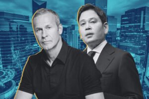 OKO Group’s Vlad Doronin and Shinsegae Group chair Chung Yong-jin