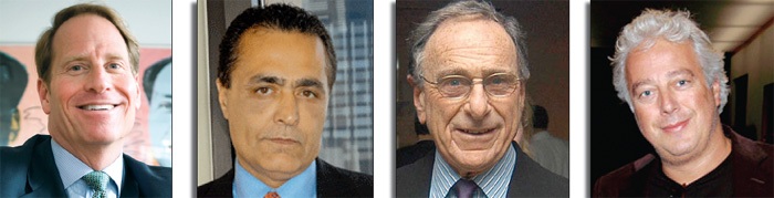 From left to right: Kent Swig, Yair Levy, Harry Macklowe and Aby Rosen could be personally liable to lenders.