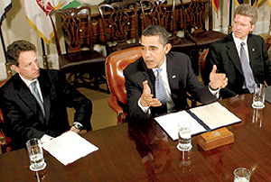 Donovan, Obama and Geithner