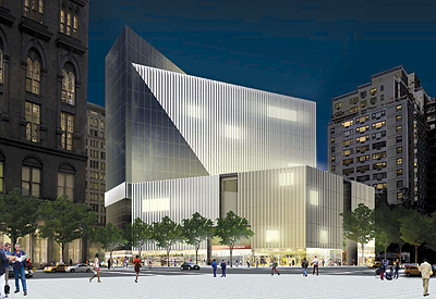 A rendering of the new building set to rise at 51 Astor Place. 